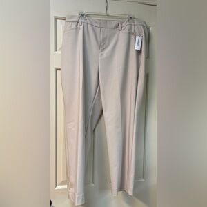 Roz & Ali DressBarn Relaxed Cream Trousers Size 14W